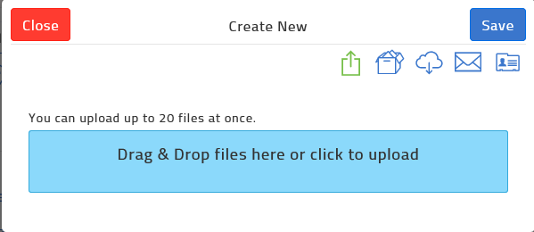 drag to add document to transaction