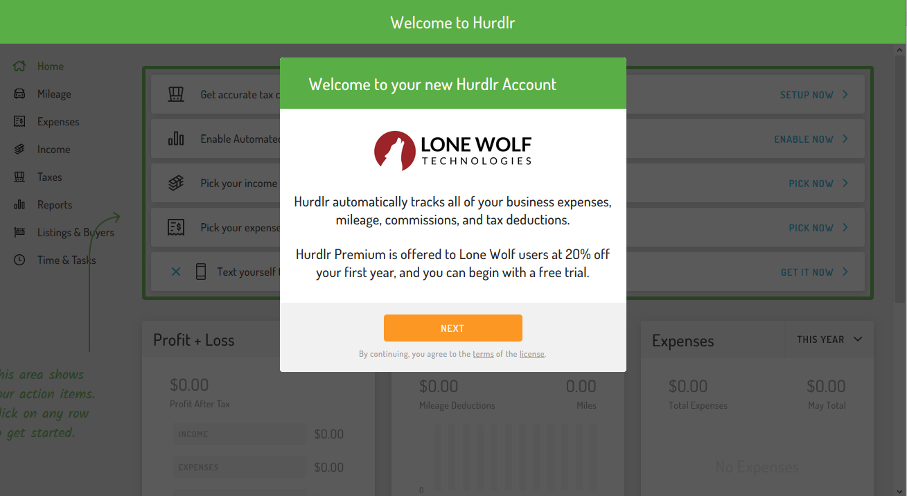 Set up a Hurdlr integration (zipForm Edition)
