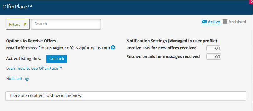 Create and share an offer form for a transaction (zipForm Create and share an offer form for a transaction (zipForm